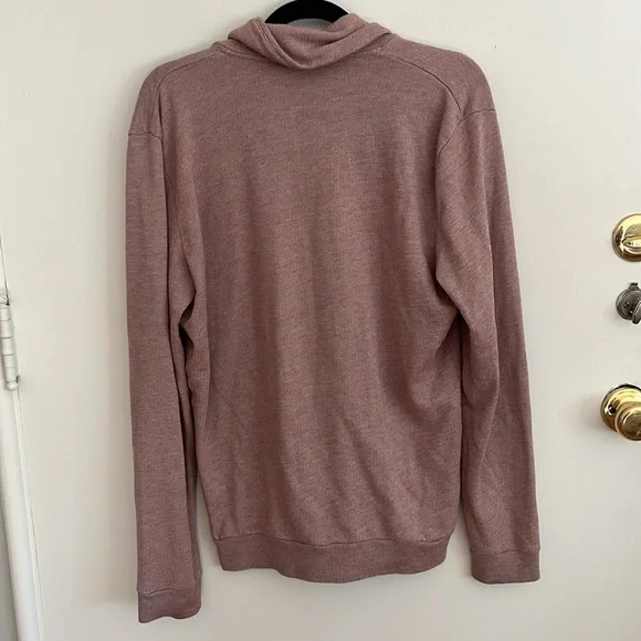 Marine Layer Davis Shawlneck in Syrah Mini Stripe - S - Picture 7 of 7